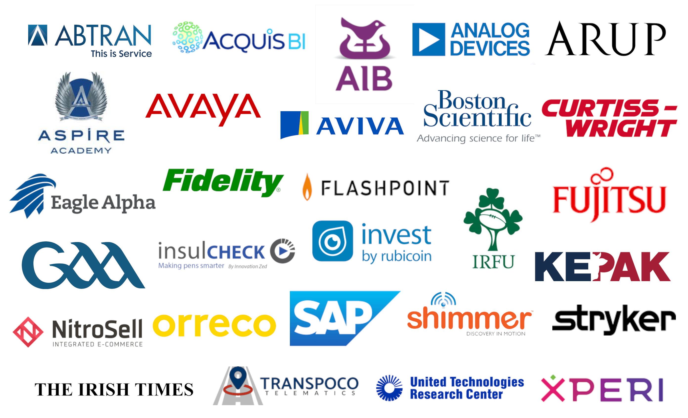 Industry Partners' logos