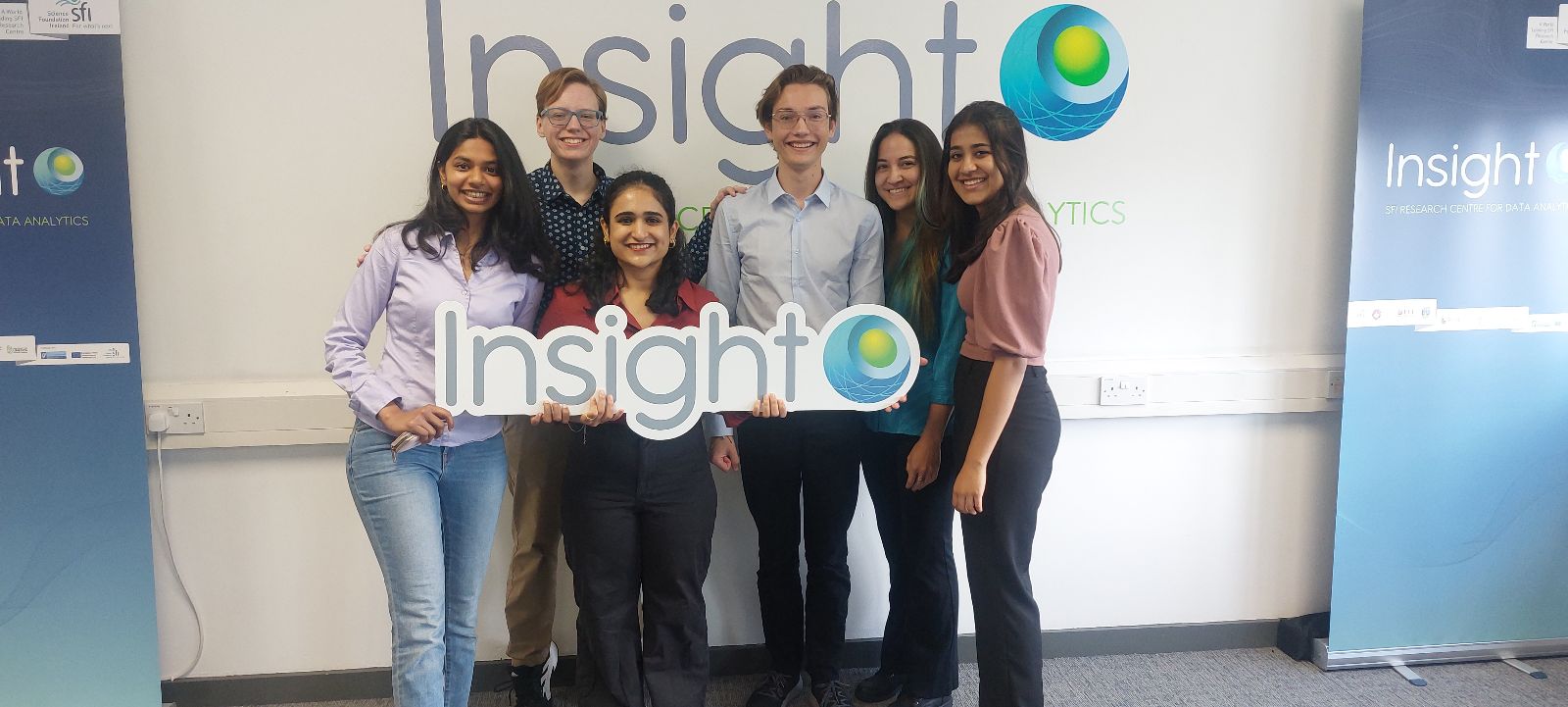 ASU students with Insight logo