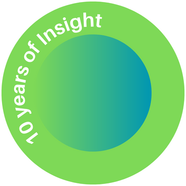 10 years of Insight logo