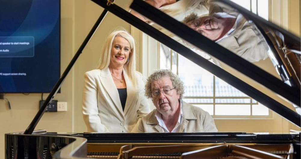 Martin Clancy at piano