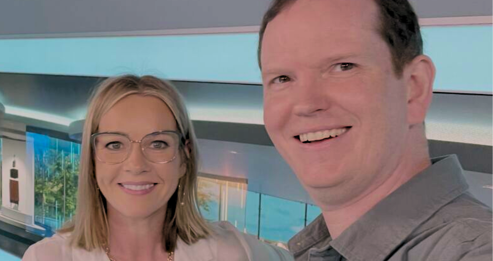 Claire Byrne and Andrew Hines
